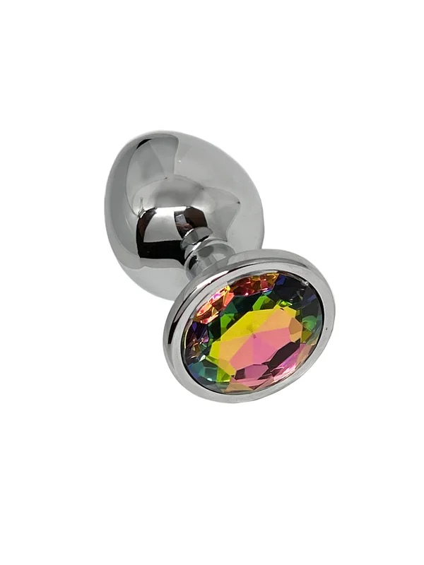Crystal Steel Butt Plug Large