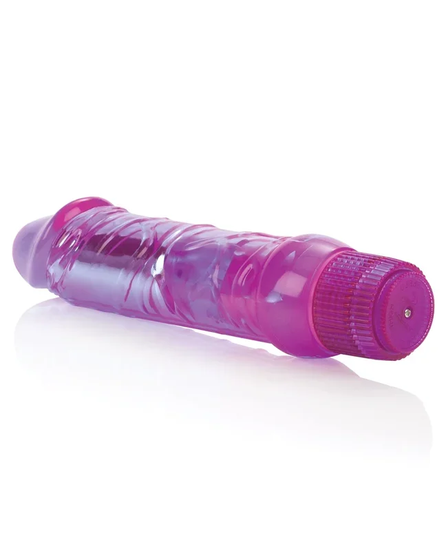 Crystalessence 6.5″ Gyrating Penis – Purple