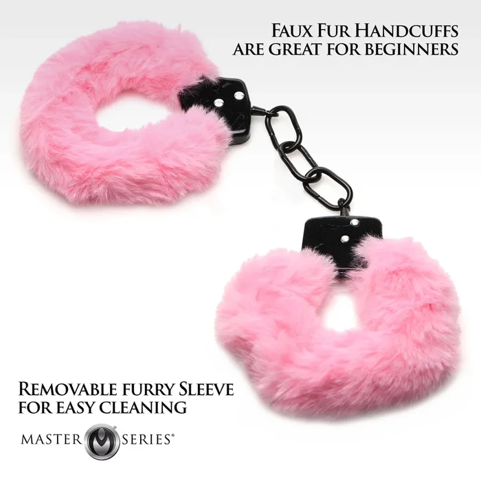 Cuffed in Fur Furry Handcuffs – Pink