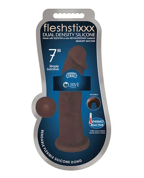 Curve Toys Fleshstixxx: The Ultimate Temperature Play Dildo 7 inches Experience