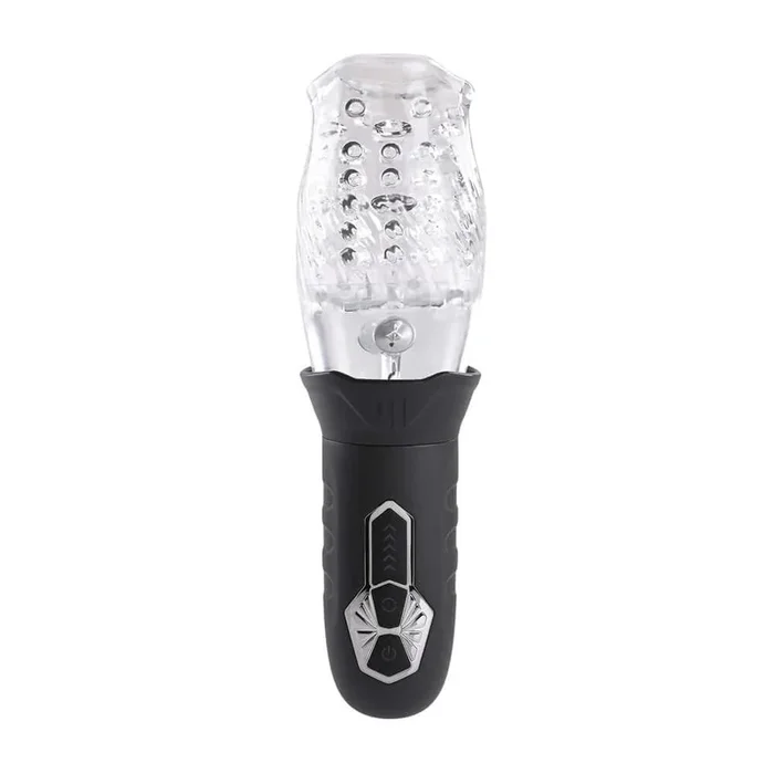 Cyclone Rotating Stroker – Clear/black