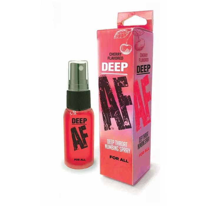 Deep AF – Cherry – Cherry Flavoured Deep Throat Spray – 29 ml
