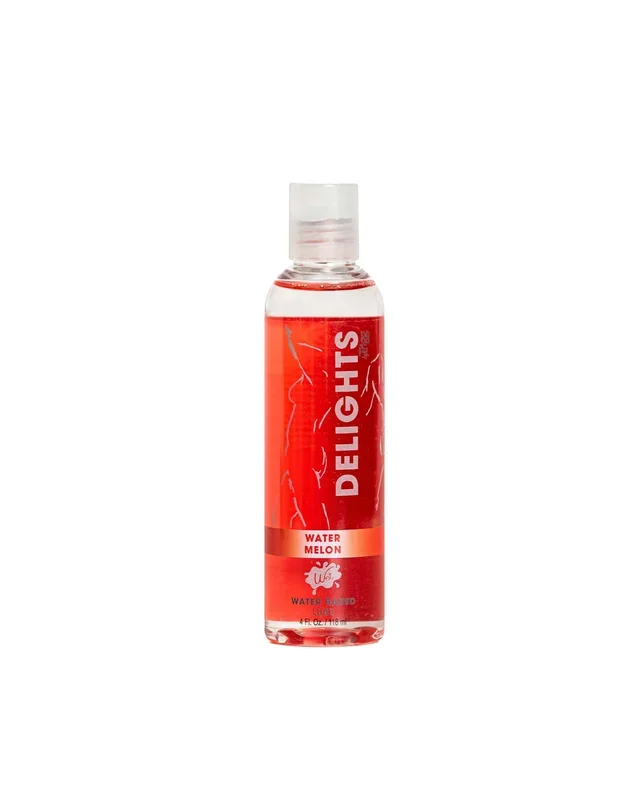 Delight Water Based Watermelon Flavored Lube 4 Oz