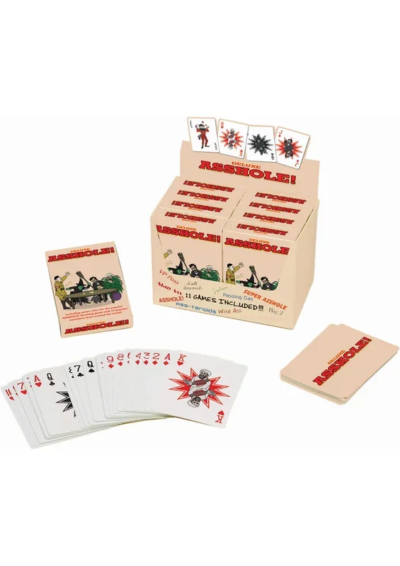 Deluxe Asshole Drinking Card Game Fun And Wild Party Game