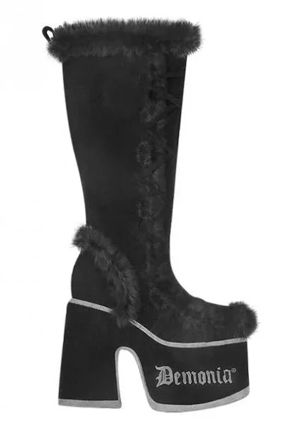 Demonia Cam-311 Inspired Christmas Boot Stocking – Black