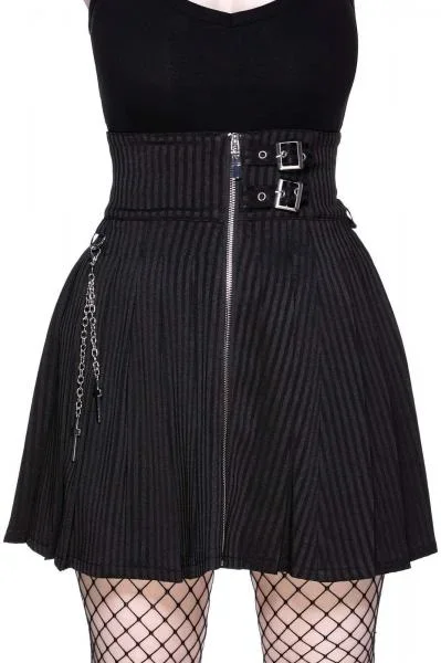Devil In Disguise Skirt – Pinstripe –