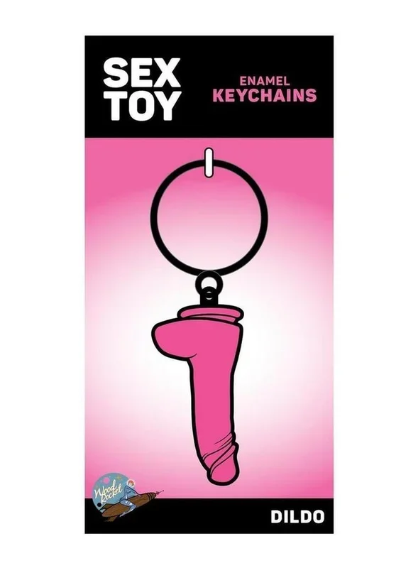 Dildo Pink Keychain