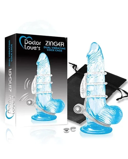 Doctor Love’s Zinger Dual Vibrating Cock Cage