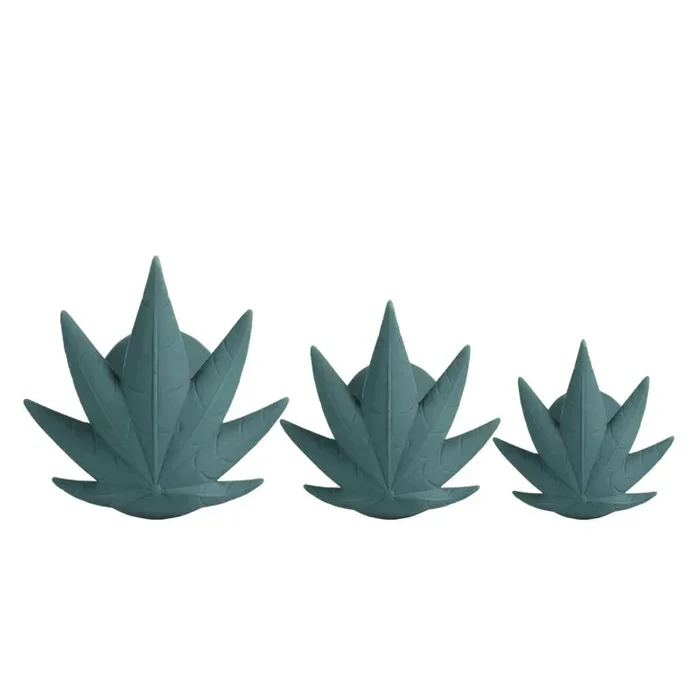 Doobies Pot Leaf Anal Trainer Silicone Set – Green