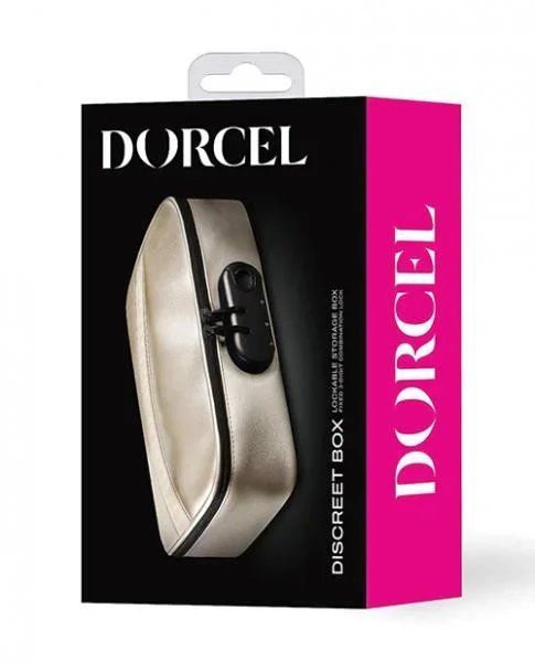 Dorcel Lockable Discreet Box – Luxury Gold