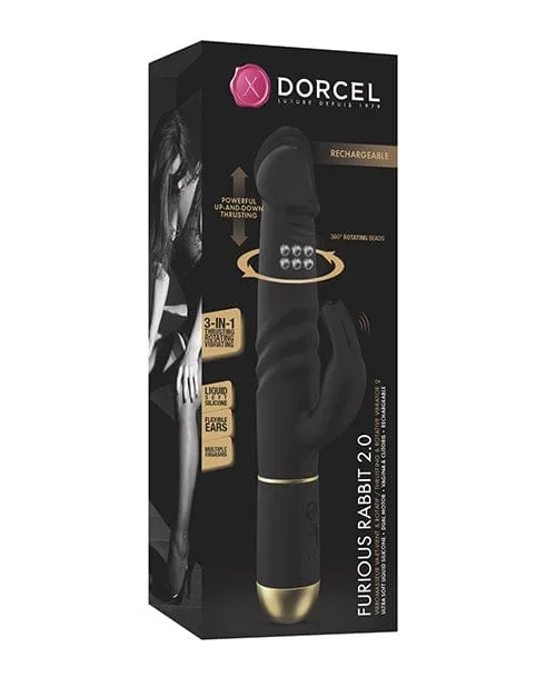 Dorcel Thrusting & Spinning Furious Rabbit 2.0 – Black