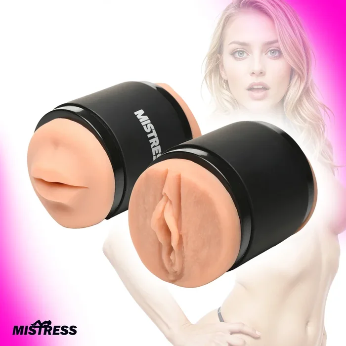 Double Shot Mouth and Pussy Stroker – Medium