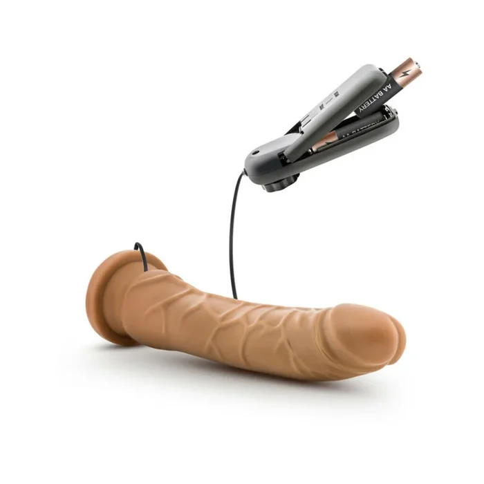 Dr. Skin – 8.5 in Vibrating Realistic Dildo with Suction Cup