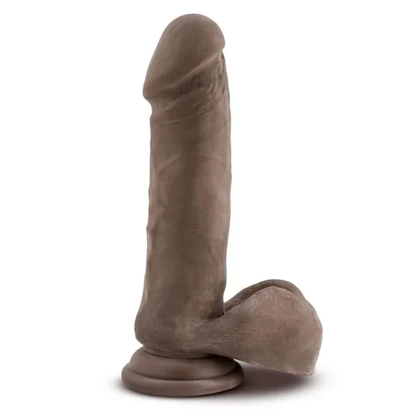 Dr. Skin Plus Thick Posable Dildo with Balls