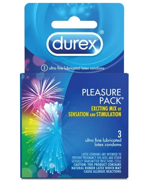 Durex Condom Pleasure Pack – Box Of 3