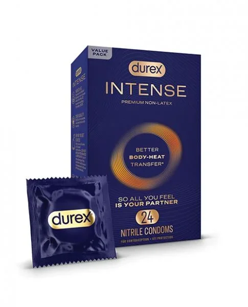 Durex Intense Nitrile Condoms – Pack of 24