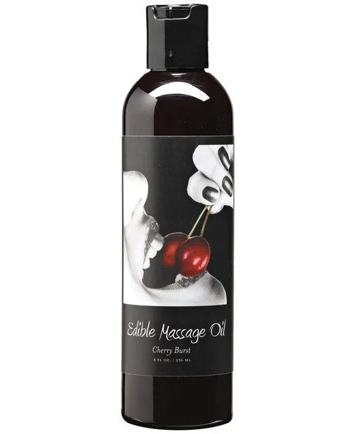 Earthly Body Edible Massage Oil 8 oz. – Cherry