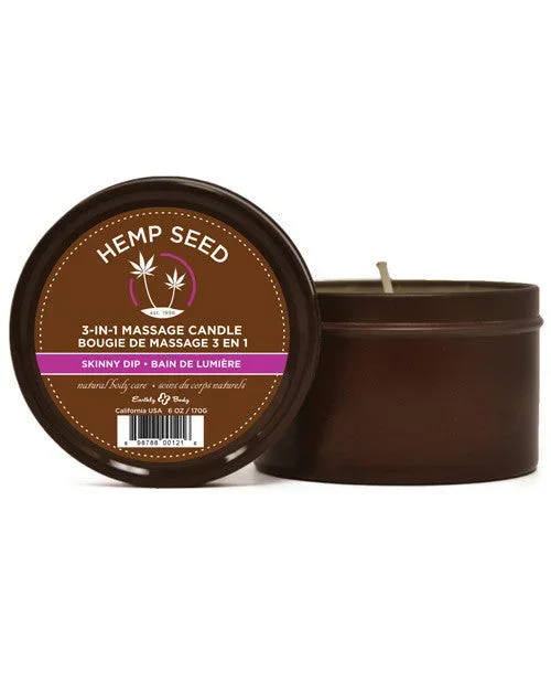 Earthly Body Hemp Seed Massage Candle – Skinny Dip
