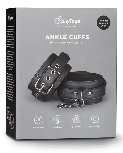 Easy Toys Fetish Ankle Cuffs – Black