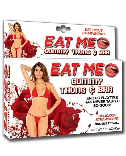 Eat Me Gummy Thong & Bra – Strawberry