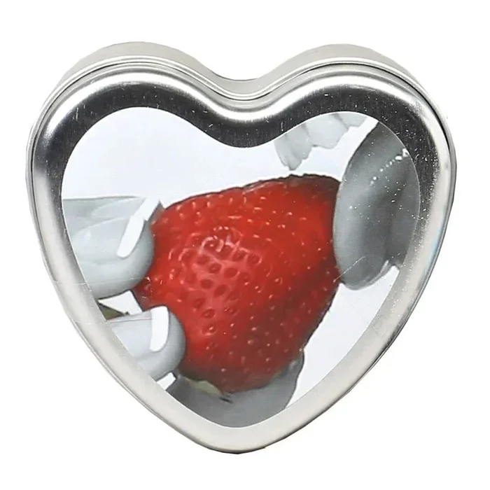 Edible Heart Candle – Strawberry – 4 Oz.