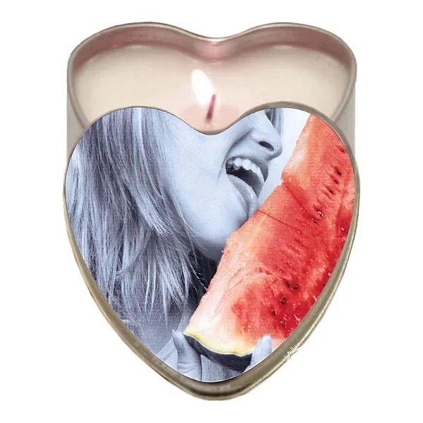 Edible Heart Candle Watermelon