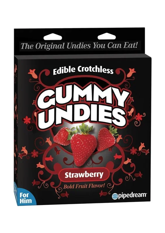 Edible Male Gummy Undies – Strawberry