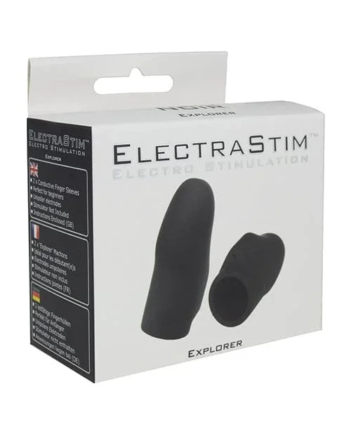 ElectraStim Explorer Electro Finger Sleeves – Black