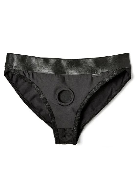 EM.EX. Silhouette Harness Black Bikini Cut