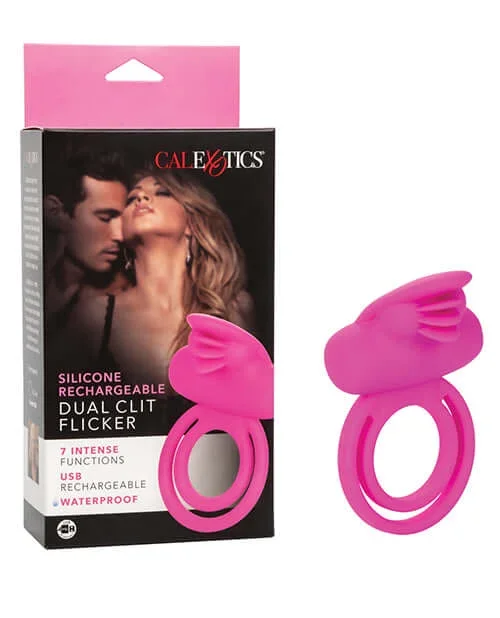 Enhance Pleasure with the Rechargeable Dual Clit Flickert Enhancer