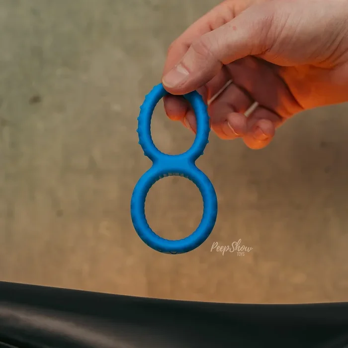 Enigma Ring by Sport Fucker – Dual Cock and Balls Ring, Soft Silicone
