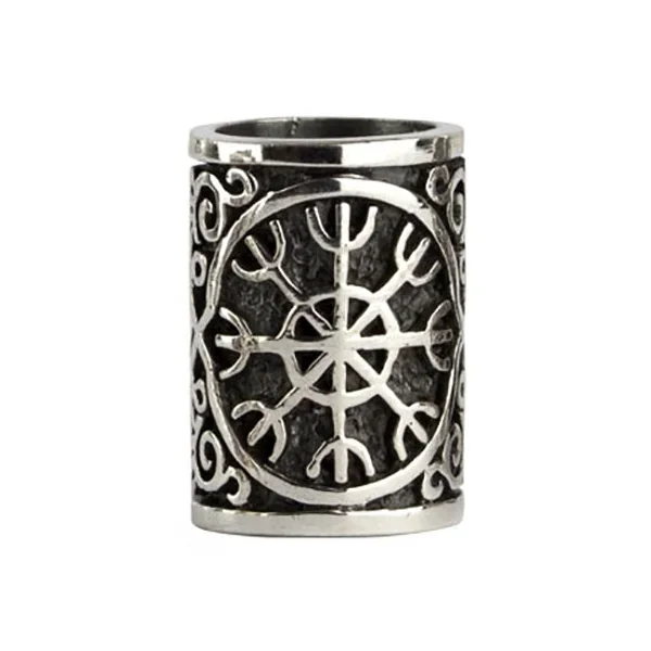 etNox Aegishjalmur Silver Beard/Hair Bead