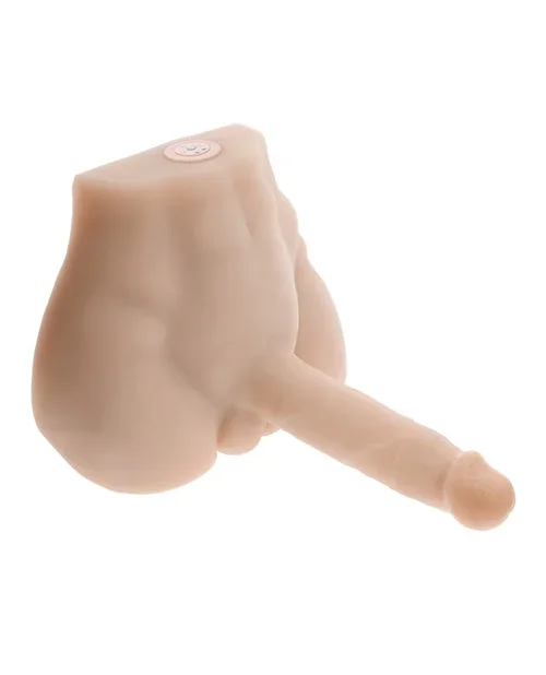 Evolved Easy Rider Thrusting & Vibrating Life-Like Dildo – Light