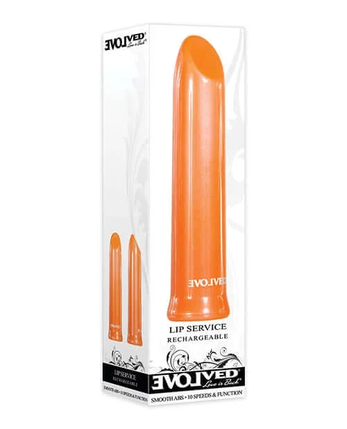 Evolved Lip Service Rechargeable Bullet Vibrator Orange