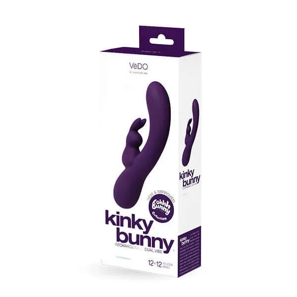 Experience Intense Pleasure with the Vedo Kinky Bunny Rechargeable Vibe