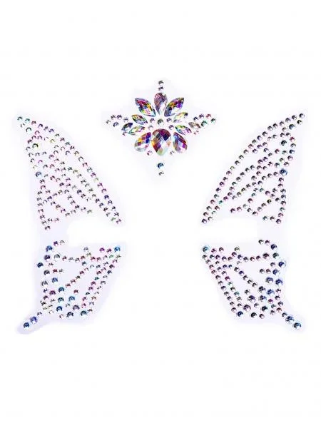 Fairy Adhesive Face Jewels Sticker – Clear