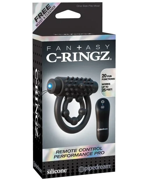 Fantasy C-Ringz Remote Control Performance Pro – Black