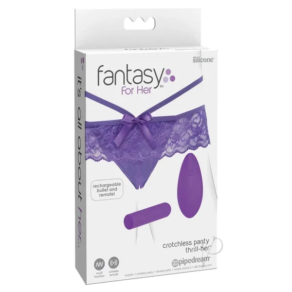 Fantasy For Her Crotchless Panty Thrill