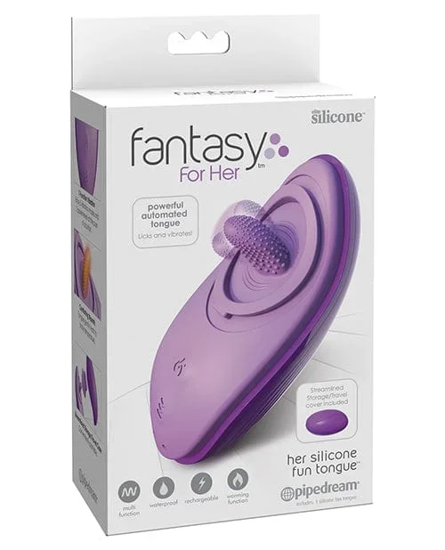 Fantasy For Her Silicone Fun Tongue – Purple