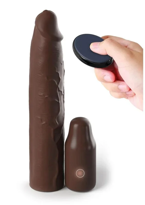Fantasy X-Tensions Elite 3in Vibrating Silicone X-Tension with Remote