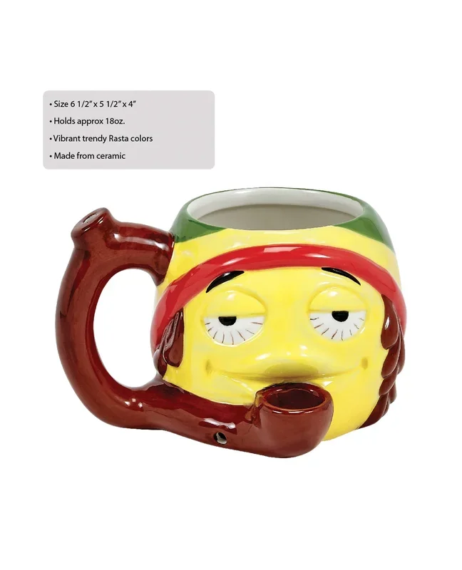 Fashioncraft Novelty Mug – Rasta Emoji