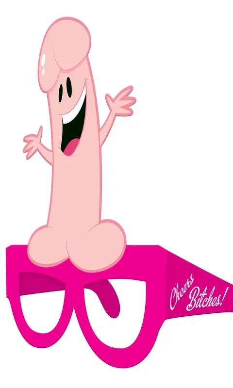 Favors Pecker Party Glasses  Pack of 8