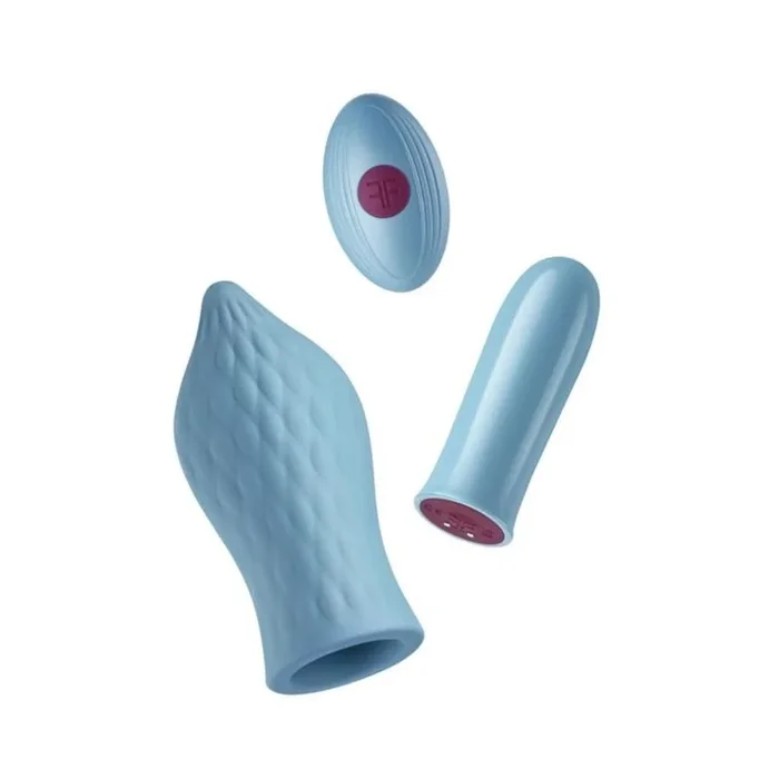 Femme Funn Versa Bullet w/Tongue Sleeve – Light Blue