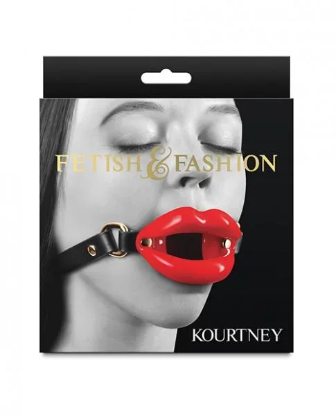 Fetish & Fashion Kourtney Gag – Black/Red