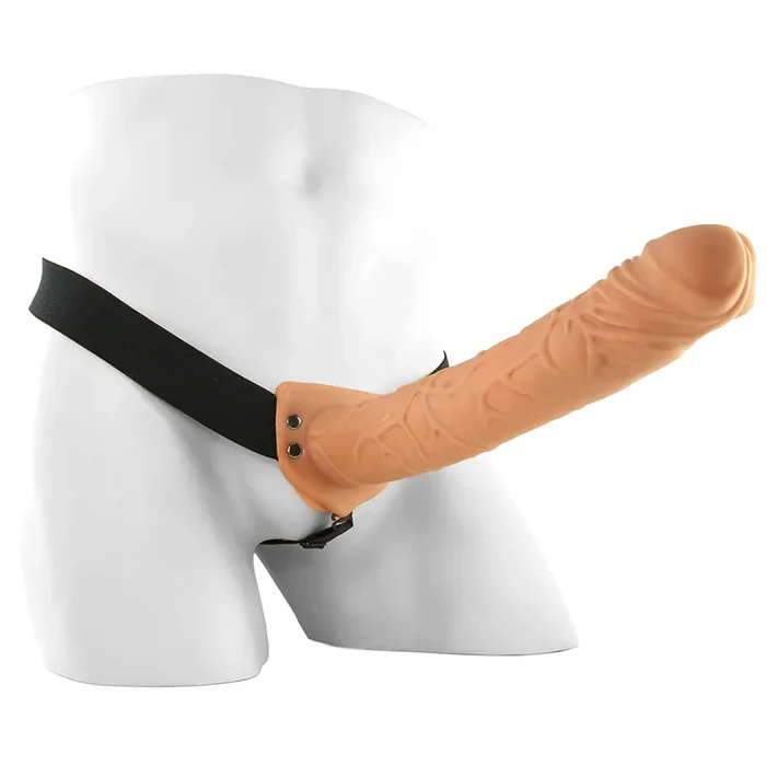 Fetish Fantasy 11 Inch Hollow Strap-On in Light