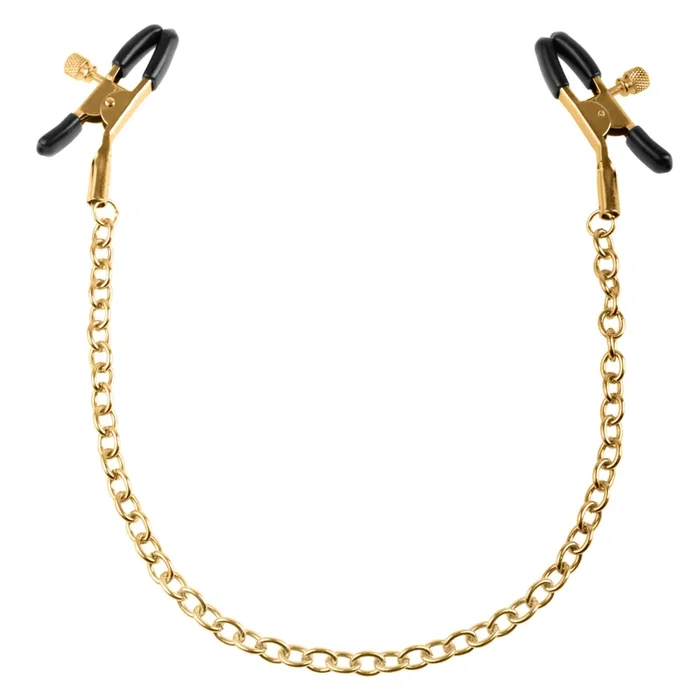 Fetish Fantasy Gold Chain Nipple Clamps