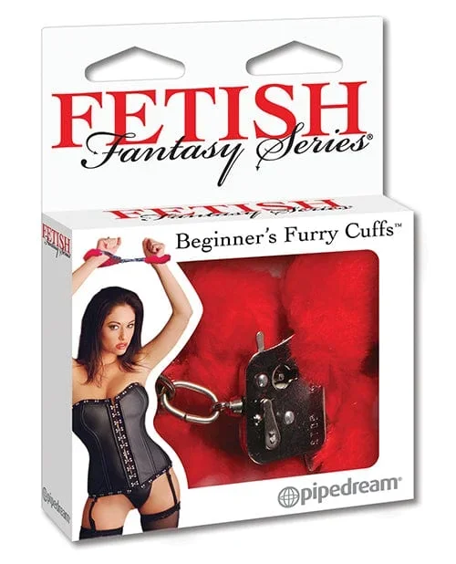 Fetish Fantasy Series Beginner’s Furry Cuffs – Red