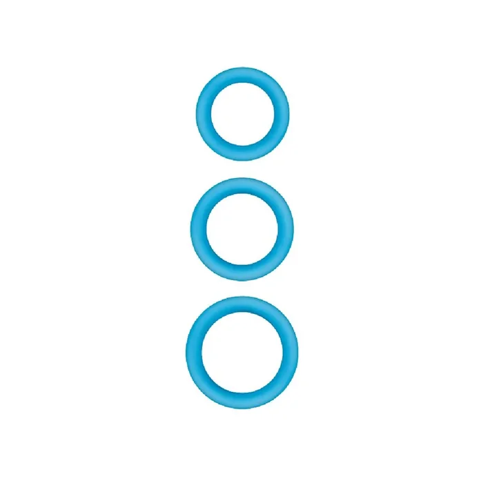 Firefly Halo Glow in the Dark Cock Blue Rings – Various Sizes