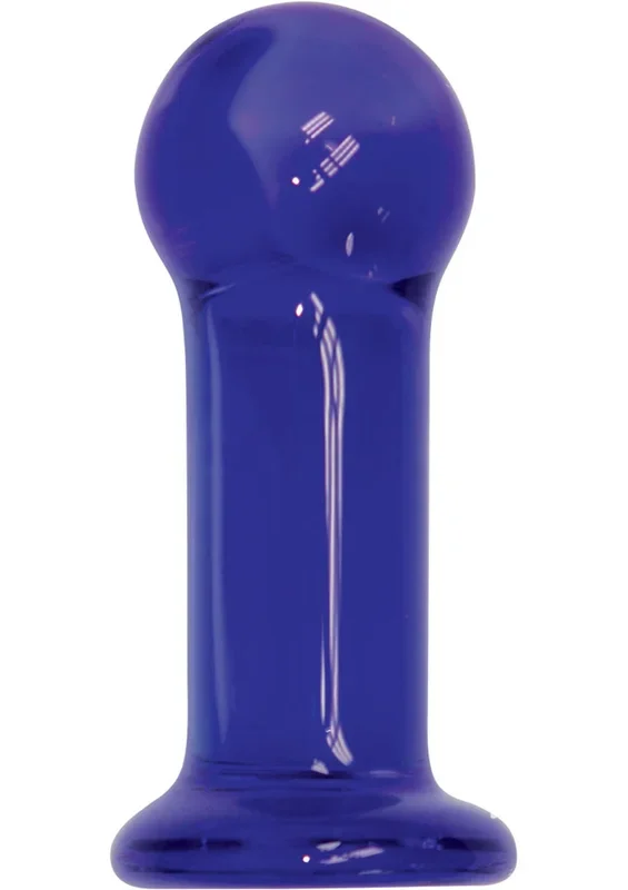 First Glass Indigo Anal Plug The Perfect Starter Glass for Pro Play