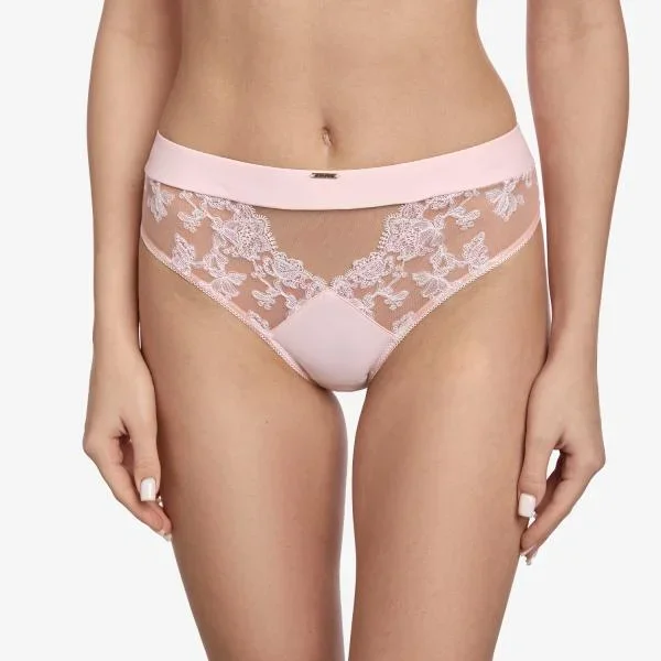 Fleur Mid-rise Panties – Powder –